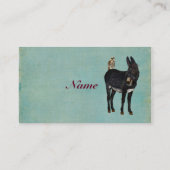 INDIGO DONKEY & OWL-Visitekaartje Visitekaartje (Achterkant)