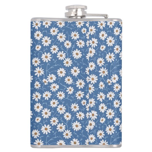 Indigo Dream Daisies Heupfles (Achterkant)