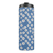 Indigo Dream Daisies Thermosbeker (Voorkant)