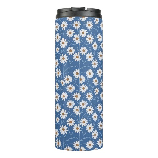 Indigo Dream Daisies Thermosbeker (Achterkant)