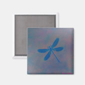 Indigo Dream Dragonfly Magneet (Voorkant / Achterkant)