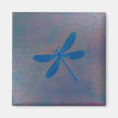 Indigo Dream Dragonfly Magneet (Voorkant)