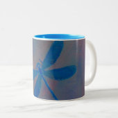 Indigo Dream Dragonfly Tweekleurige Koffiemok (Voorkant rechts)