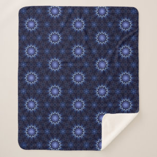 Indigo Dream Star Sherpa Deken