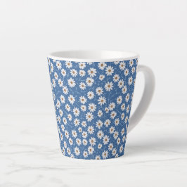 Indigo Droom Madeliefjes Latte Mok