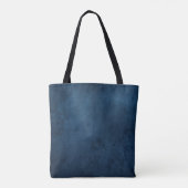Indigo Dye Solid Plain Color Tote Bag (Achterkant)
