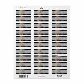 Indigo Edged Stellar Debris Cloud Etiket (Full Sheet)