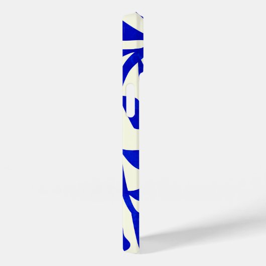 Indigo elegantie Case-Mate iPhone case (Achterkant / Rechts)