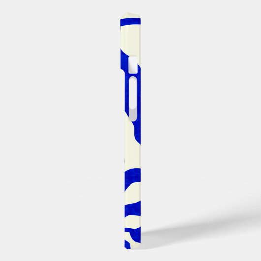 Indigo elegantie Case-Mate iPhone case (Achterkant / Links)