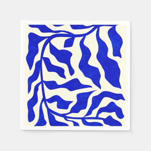 Indigo elegantie servet (Voorkant)