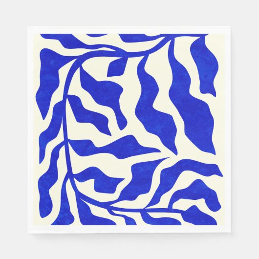 Indigo elegantie servet (Voorkant)