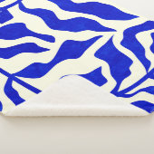 Indigo elegantie sherpa deken (3/4)