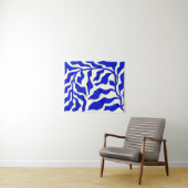 Indigo elegantie wandkleed (In Situ (horizontaal))
