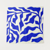 Indigo elegantie wandkleed (Voorkant (horizontaal))