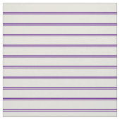 Indigo en Beige Striped/Lined Pattern Stof (Swatch)