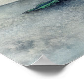 Indigo en Jade Fee Fantasie Kunst Molly Harrison Poster (Hoek)