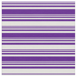 Indigo en Light Cyan Lined/Striped Pattern Stof