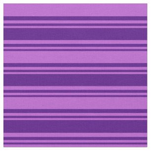 Indigo- en Orchid-gekleurd patroon van strepen Stof