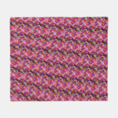 indigo en paarse kunstwerken fleece deken (Voorkant (Horizontaal))