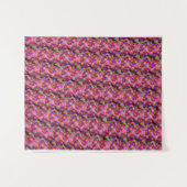 indigo en paarse kunstwerken wandkleed (Voorkant (horizontaal))