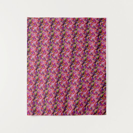 indigo en paarse kunstwerken wandkleed (Voorkant)