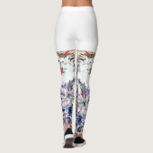 Indigo en White Leggings (Achterkant)