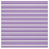 Indigo en White Lines Pattern Stof (Swatch)