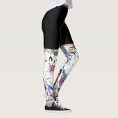 Indigo en zwart leggings (Rechts)