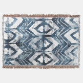 Indigo-extractie - Geometrisch Deken (Voorkant)