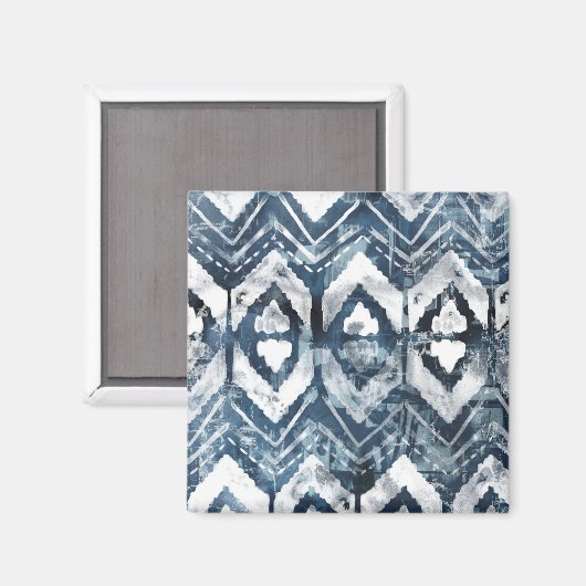 Indigo-extractie - Geometrisch Magneet (Voorkant / Achterkant)