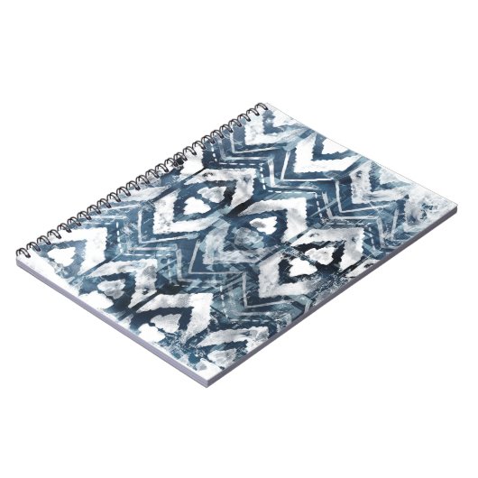 Indigo-extractie - Geometrisch Notitieboek (Linkerzijde)