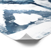 Indigo-extractie - Geometrisch Poster (Hoek)