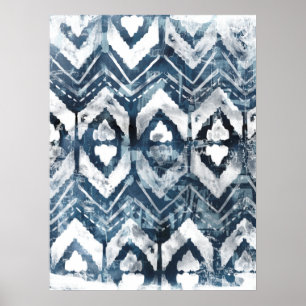 Indigo-extractie - Geometrisch Poster