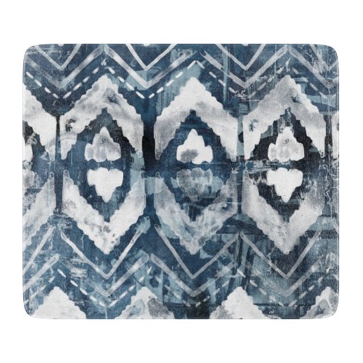 Indigo-extractie - Geometrisch Snijplank (Voorkant)