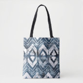 Indigo-extractie - Geometrisch Tote Bag (Voorkant)