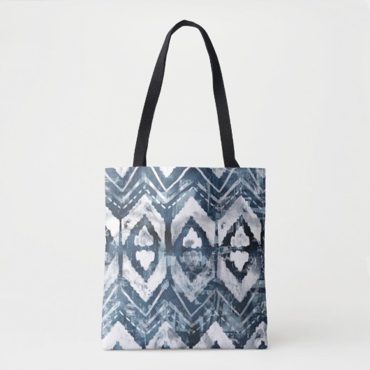 Indigo-extractie - Geometrisch Tote Bag (Voorkant)