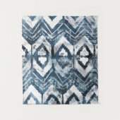 Indigo-extractie - Geometrisch Wandkleed (Voorkant)