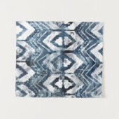 Indigo-extractie - Geometrisch Wandkleed (Voorkant (horizontaal))