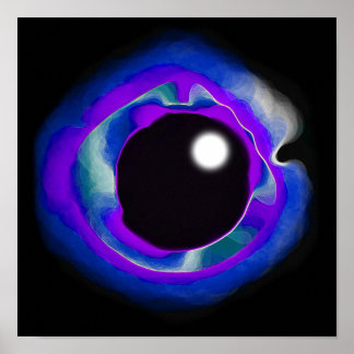 Indigo Eye Void Poster