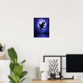 Indigo Fairy 11 x 14 Poster (Thuiskantoor)
