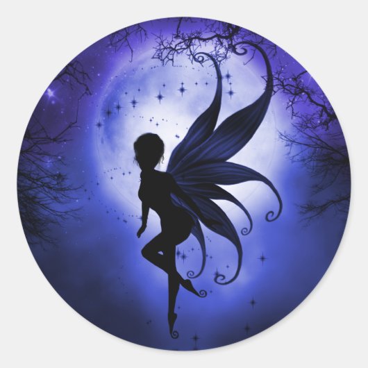 Indigo Fairy Sticker (Voorkant)