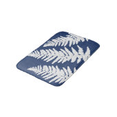 Indigo Fern Botanical Bath Mat (Gekanteld)