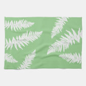 Indigo Fern Botanical Pattern Kitchen Towel Theedoek (Horizontaal)