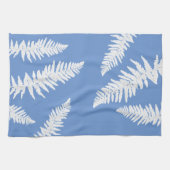 Indigo Fern Botanical Pattern Kitchen Towel Theedoek (Horizontaal)
