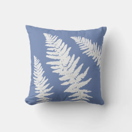 Indigo Fern Botanical Toss Pillow Kussen