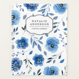 Indigo Flowers | Gepersonaliseerde planner
