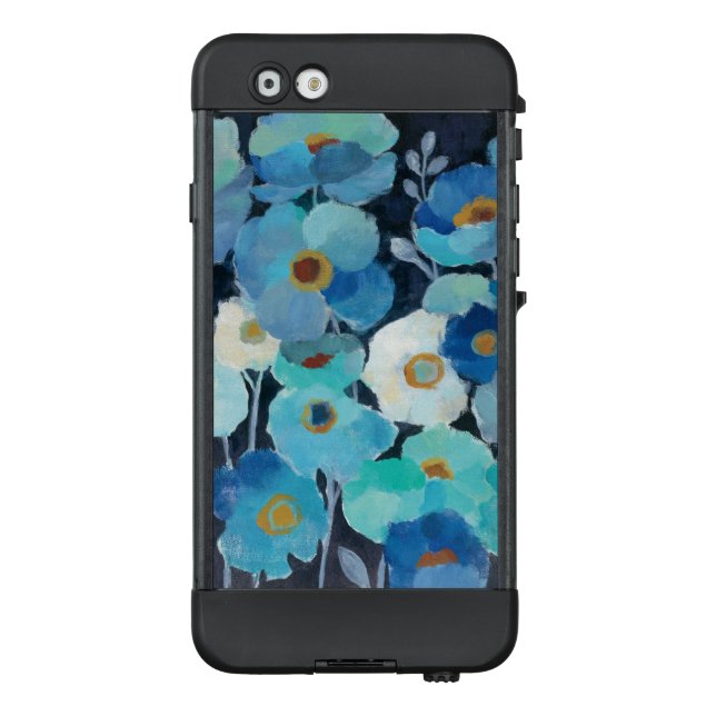 Indigo Flowers LifeProof iPhone Hoesje (Achterkant)