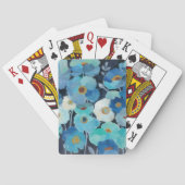 Indigo Flowers Speelkaarten (Achterkant)