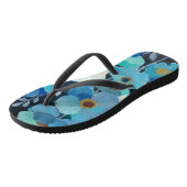 Indigo Flowers Teenslippers (Schuin)