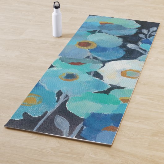 Indigo Flowers Yogamat (In situ)